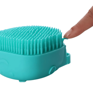 Spazzola da Bagno per Cani e Gatti in Silicone con Dispenser di Shampoo