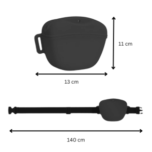 Borsa Porta-Premi in Silicone Atossico per Cani – Marsupio da Addestramento Portatile