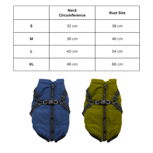 Giacca Invernale Impermeabile in Pile per Cani